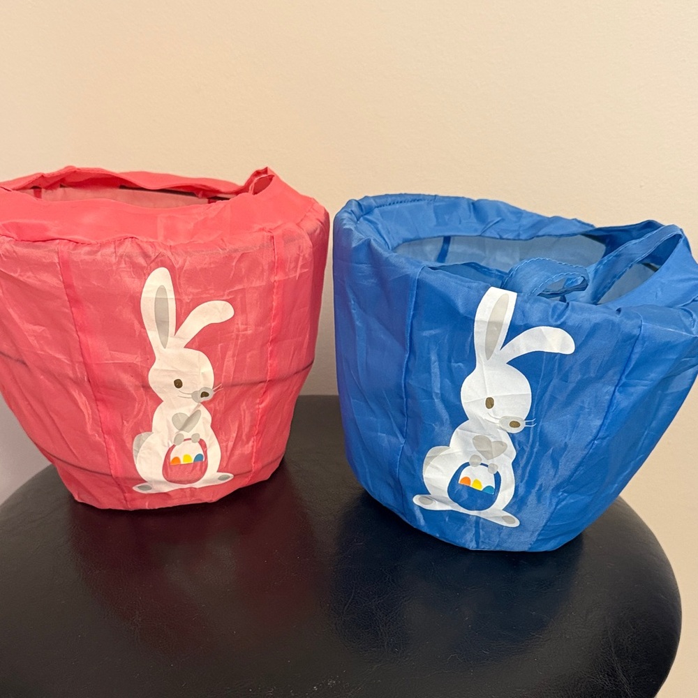 Set of 2 Collapsible Easter Baskets
